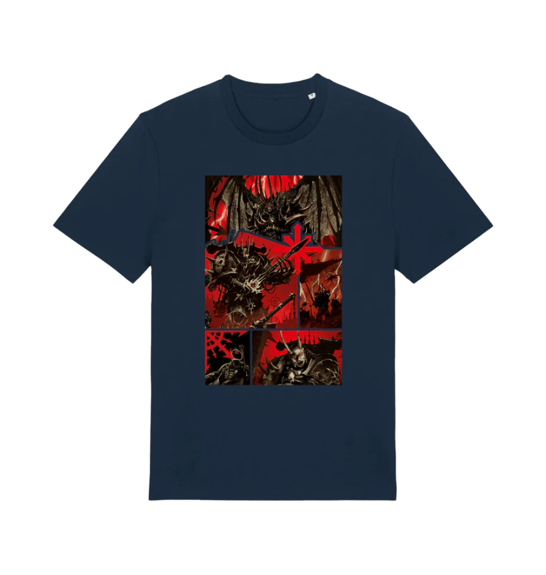 French Navy Printed T-shirt